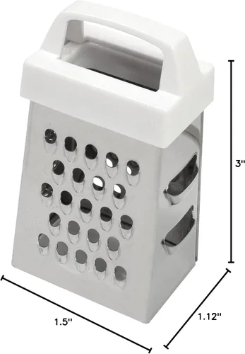 Miniatura 4 de CybrTrayd, Mini rallador de caja de acero inoxidable, talla única