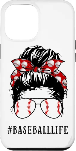 Miniatura 26 de Mom Messy Hair Bun Aviators Glasses Baseball Mother Life Case for iPhone 17