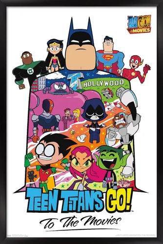 Miniatura 7 de Trends International DC Comics Movie Teen Titans Go! To The Movies - Póster de pared de collage, 22.4 pulgadas de largo x 14.7 pulgadas, versión