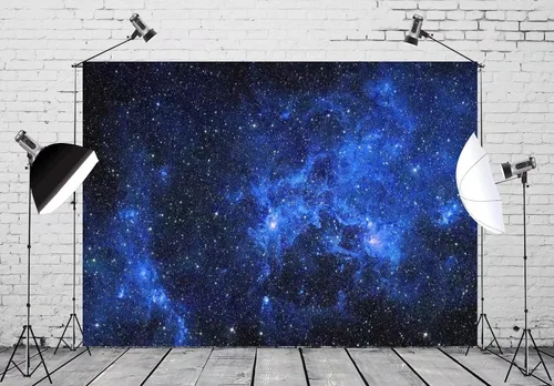 Miniatura 2 de BELECO Fondo de Tela de Galaxia de 5x3 pies Telón de Fondo de Cielo Nocturno Estrellado Telones de Fondo de Estrellas Espacio Galaxia Cumpleaños