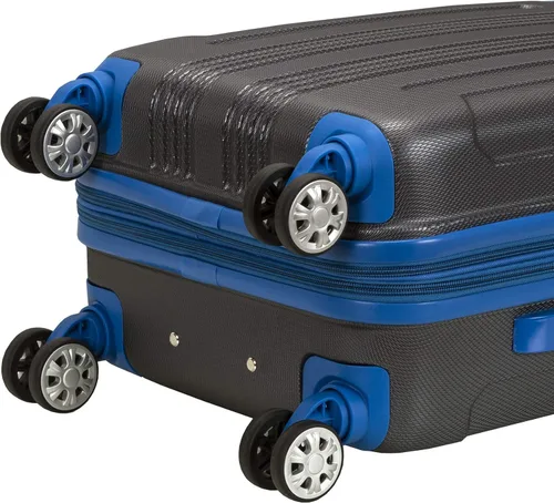 Miniatura 6 de Rockland London Equipaje con carcasa rígida con ruedas, gris, blanco, (Tutti Fruiti)), F1901-TWOTONE GREY