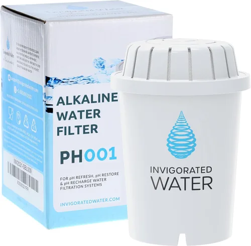 Miniatura 11 de Invigorated Water PH001 - Filtro de agua alcalino blanco - Filtros de repuesto para todos los sistemas de filtración de jarras y dispensadores - Sin