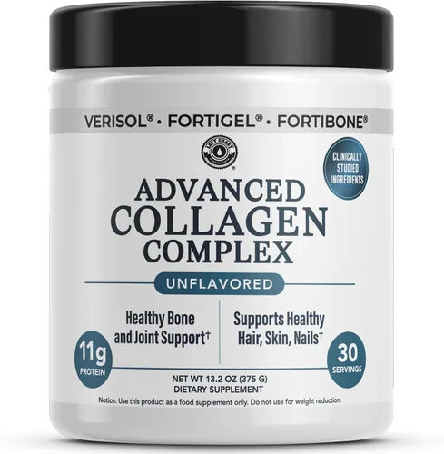 Polvo complejo de colágeno avanzado – VERISOL®, FORTIBONE® y FORTIGEL® para el cabello, la piel, los huesos y las articulaciones – Ingredientes