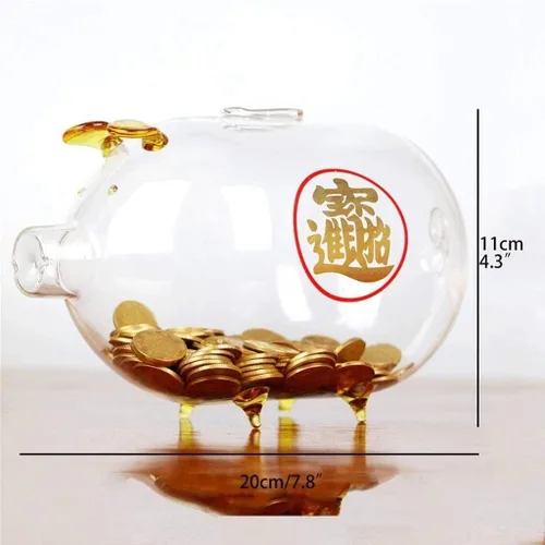 Alcancía para niños, alcancía para niños, niñas y adultos, hucha decorativa linda de cerdo moneda, banco de dinero creativo para niños, tarro de