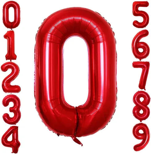Miniatura 216 de Goer, conjunto de globos de papel aluminio para decoraciones de cumpleaños, globos de las letras de feliz cumpleaños y de números Oro