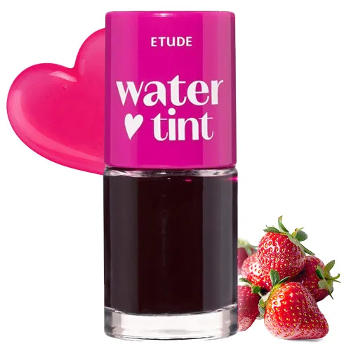 Miniatura 20 de ETUDE Dear Darling Water Tint – Cherry Ade (0.32 onzas) Tinte labial de color vivo con acabado hidratante sin peso y no pegajoso Tinte de labios
