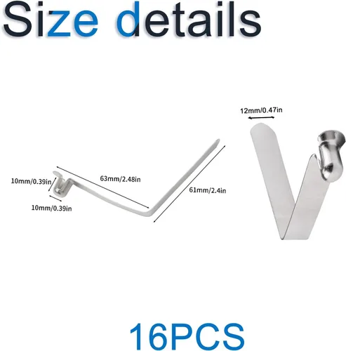 Miniatura 2 de INCREWAY Tent Pole Clips 8 pza