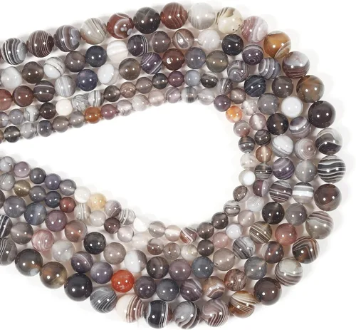 Miniatura 47 de Cuentas de piedras preciosas para la fabricación de joyas, cuentas de monedas facetadas de piedra natural piedra de sangre africana de 0.236 in