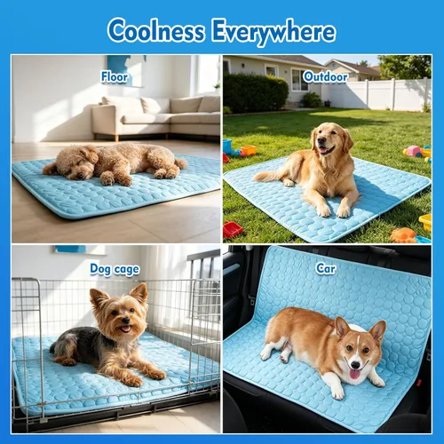 Miniatura 8 de Tapete refrescante para perros, tapete refrescante Arc-Chill mejorado para perros Q-Max > 0.4, almohadilla de refrigeración lavable para perros