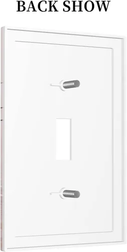 Miniatura 315 de Placa de Interruptor de Luz Azul de 1 Gang, Placa de Pared Decorativa de Palanca Individual, Cubierta de Placa de Pared de Palanca, Placa Frontal