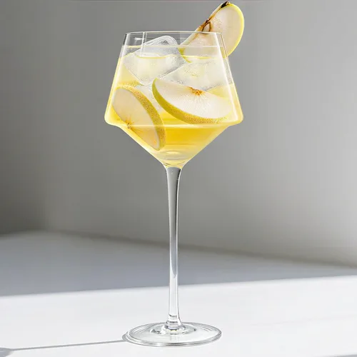 Miniatura 2 de Juego de 4 copas de vino tinto, elegantes copas de vino de tallo largo de 15 onzas en caja de regalo, cristalería de primera calidad para bodas