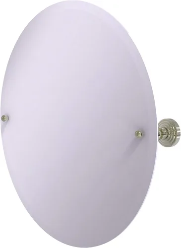 Miniatura 5 de Allied Brass WP-90 - Espejo de pared con borde biselado redondo sin marco, bronce antiguo