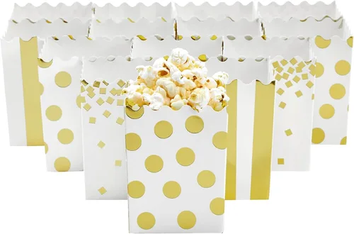 Miniatura 6 de Juvale Mini cajas de palomitas de maíz, recipientes para suministros de bares, decoración de carnaval, decoraciones de circo y recuerdos de fiesta