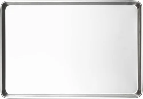 Miniatura 9 de Restaurantware Met Lux - Sartén industrial para hornear de 26 x 18 pulgadas, 1 sartén de panadería de tamaño completo, bordes con bordes que