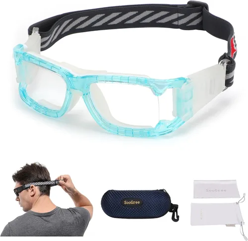 Miniatura 17 de SooGree Gafas deportivas de baloncesto para hombres y mujeres, gafas de seguridad, gafas de deporte, antivaho y choque de colisión