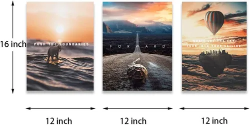 Miniatura 7 de Halioyo Pósteres motivacionales en lienzo, arte de pared inspirador, cita de empresario, decoración de pared, obra de arte para sala de estar