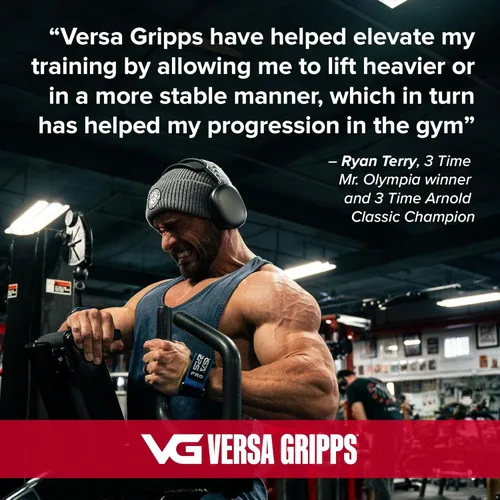 Miniatura 2 de Versa Gripps® Fit, hecho en los EE. UU., correas para la muñeca como alternativa al levantamiento de pesas, el mejor accesorio de entrenamiento Negro