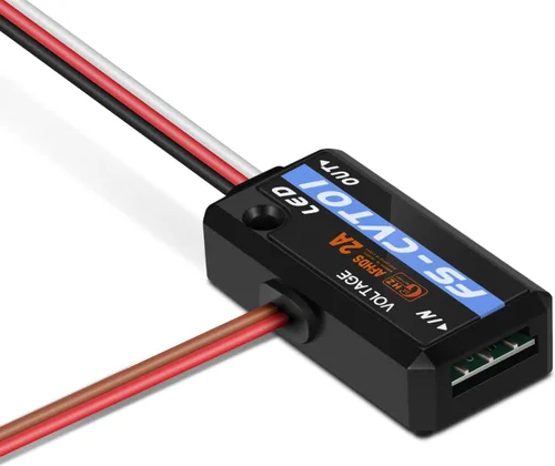 Miniatura 3 de FlySky FS-CVT01 - Módulo de sensor de batería de recolección de voltaje para caja de receptor Flysky iA6B iA10 PL18 NV14 FrG4 Noble NB4 i10 i8 i6s