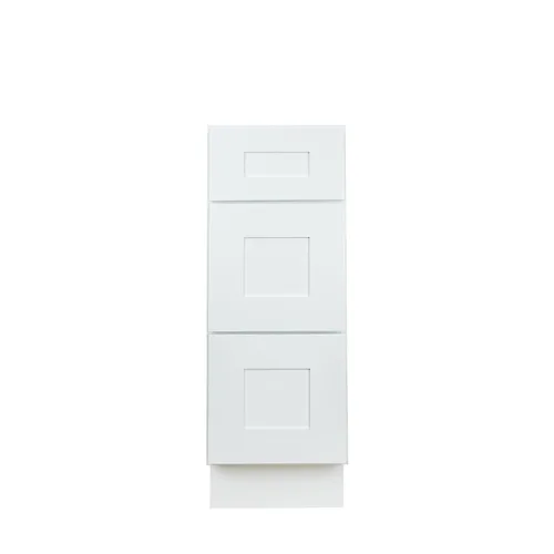 Miniatura 3 de Hollywood Fabiani Design Gabinete de cocina con base de cajón de 15 pulgadas de ancho x 24 pulgadas de profundidad x 34.5 pulgadas de alto