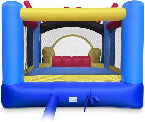 Miniatura 4 de Cloud 9 Casa inflable de la despedida y el soplador, gorila del tema de la pista del coche de carreras para los niños con la diapositiva y la gran