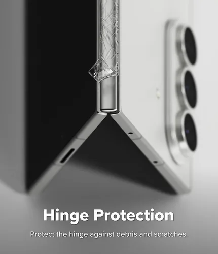 Miniatura 3 de Ringke Hinge Dual Easy Pro Film compatible con Samsung Galaxy Z Fold 7 Protector de bisagra (no protector de pantalla), cubierta adhesiva de TPU