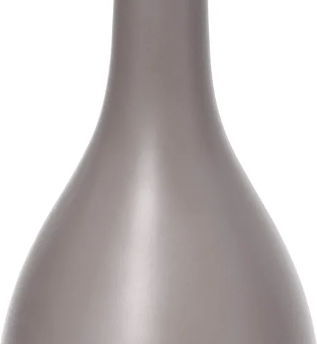 Miniatura 8 de Simple Designs LT2002-GRY Lámpara de escritorio de mesa de cerámica con base ovalada de bolos con pantalla de tela a juego, gris