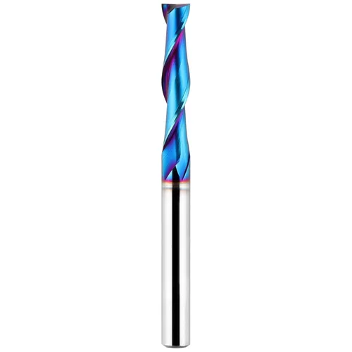 EANOSIC Broca de fresadora en espiral de corte ascendente de 1/4 pulgadas, vástago de 1/4 pulgadas, diámetro de corte de 1/4 pulgadas, extralarga de