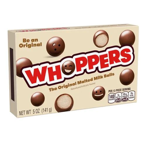 Miniatura 3 de Caja de caramelos Whoppers de leche malteada, 5 onzas