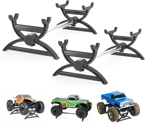 Miniatura 8 de Soporte de coche a control remoto para AX24, SCX24 Crawler, 1/24 RC soporte de exhibición de coche para FCX24, FCX24M, CR18P, Axial SCX24 C10