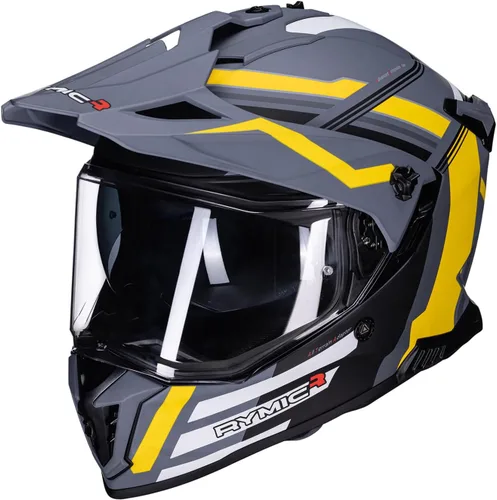 Miniatura 2 de X60 - Casco deportivo doble, casco de motocicleta de aventura con visera solar integrada, cascos para motos de nieve todoterreno para adultos
