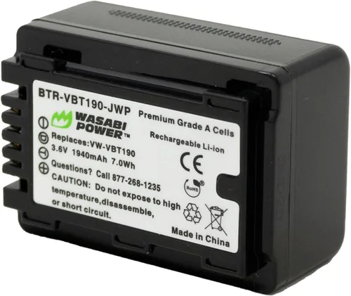 Miniatura 6 de Wasabi Power Batería (paquete de 2) y cargador para Panasonic VW-VBT190