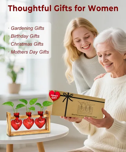 Miniatura 8 de Nacome Estaciones de propagación de terrarios de plantas: regalos del día de la madre para mamá, amantes de las plantas, mujeres, esposa, hija