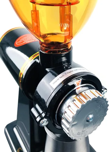 Miniatura 7 de Molinillo eléctrico de grano de café de 180 W con embudo de capacidad de 8.82 oz, molinillo de café y especias, molinillo automático de fresas