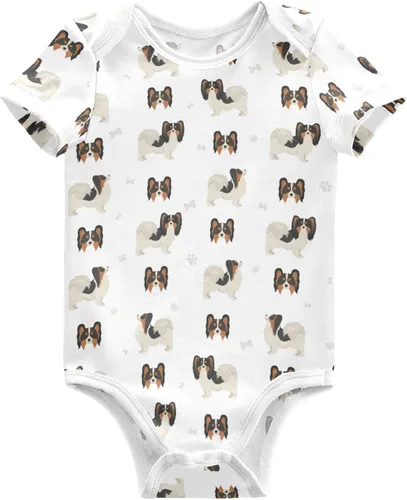 Miniatura 17 de vvfelixl Trajes de bebé lindos conjuntos de cachorros de manga corta de algodón ropa de bebé para niños niñas 0-24 meses