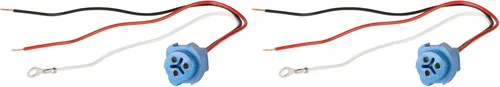 Grote 67002 Coletas enchufables de tres cables de 11 pulgadas de largo (para luces de clavija macho) (paquete de 2)