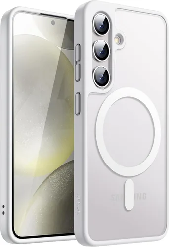 Miniatura 10 de JETech Estuche magnético para Samsung Galaxy S24 5G, compatible con MagSafe, funda protectora para teléfono con parte trasera translúcida y mate a