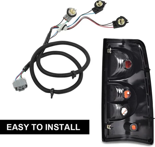 Miniatura 3 de PIT66 Arnés de cableado de luz trasera, controlador izquierdo compatible con Chevy Silverado 1500 1500HD 2500HD 3500 2003-2007 16531401