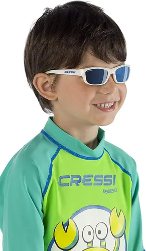 Miniatura 3 de Cressi Gafas de sol deportivas frescas para niños lentes polarizadas antirayos UV para niños de 2 a 15 años Maka Yogi