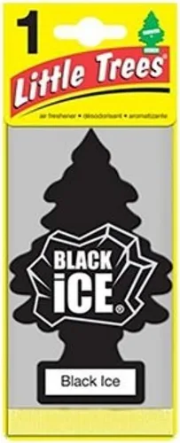 Miniatura 15 de Little Trees - Ambientador de árbol pequeño, Black Ice, paquete de 24