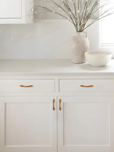 Miniatura 7 de Paquete de 2 tiradores de gabinete de latón antiguo de 3 pulgadas con asas retorcidas en arco, accesorios para cajones de cocina, armarios de baño