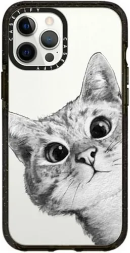 Miniatura 17 de Funda CASETiFY Impact para iPhone 12 Pro Max - Blanco Nubes - Negro Claro Nubes Blancas