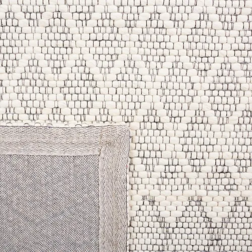 Miniatura 3 de SAFAVIEH Marbella Collection - Alfombra de pasillo de 8 pies, color marfil, diseño de transición, ideal para zonas de alto tráfico en pasillo, baño