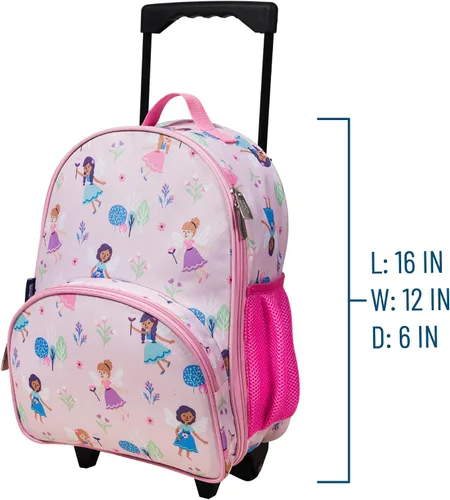 Miniatura 4 de Wildkin El equipaje con ruedas para niños y niñas, el tamaño del equipaje de mano es perfecto para la escuela y viajes nocturnos, mide 16 x 12 x 6