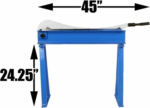Miniatura 6 de Cizalla manual de guillotina de 32 pulgadas con soporte, cortador de chapa de calibre 16 con palanca compuesta mango extendido para un máximo