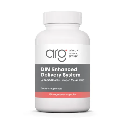 Allergy Research Group - DIM Enhanced Delivery System - Equilibrio Hormonal, Hombres, Mujeres - 120 Cápsulas Vegetarianas