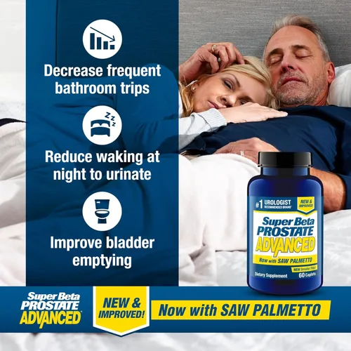 Miniatura 2 de SUPER BETA PROSTATE Avanzado con Saw Palmetto - Suplementos para la salud de la próstata para hombres, apoyo para la vejiga y el sistema urinario
