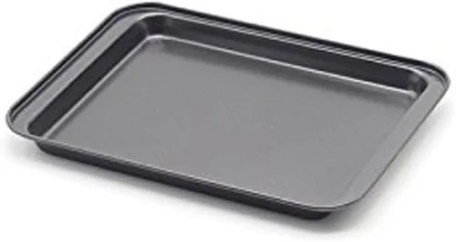 Miniatura 2 de SS&CC - Juego de 2 bandejas antiadherentes para hornear pequeñas (9.5 x 7.1 pulgadas), bandejas antiadherentes para horno, tostadoras y tostadoras