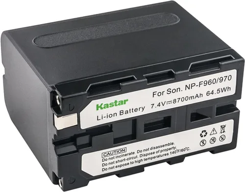 Miniatura 2 de Kastar Cargador rápido + 6 baterías de repuesto para Sony NP-F970 NP-F960 F970 F960 F975 DCR-VX2100 HDR-AX2000 FX1 FX7 FX1000 HVR-HD1000U V1U Z1P