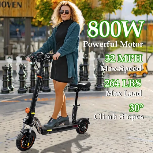 Miniatura 2 de Scooter eléctrico para adultos, 5600 W/1500 W/1200 W/800 W, scooter eléctrico rápido, 46/40/35 MPH velocidad máxima, batería de 27 Ah/20.8 Ah/15.6
