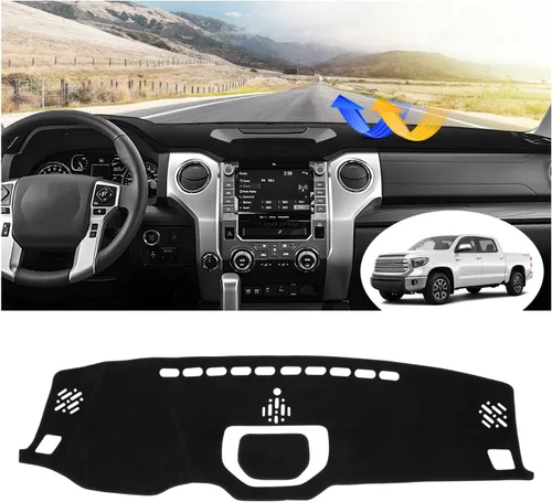 Miniatura 36 de FIILINES Cubierta para tablero Compatible con Mazda 3 2010-2013 Accesorios Tapete para tablero para Mazda 3 Accesorios Tapete para salpicadero